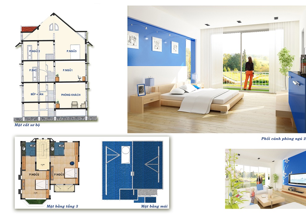 thiết kế bộ nhận diện Green Home